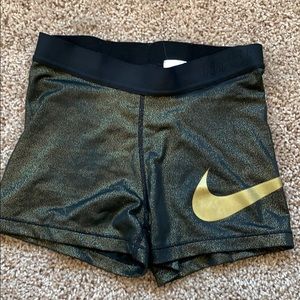 Gold Nike Pros